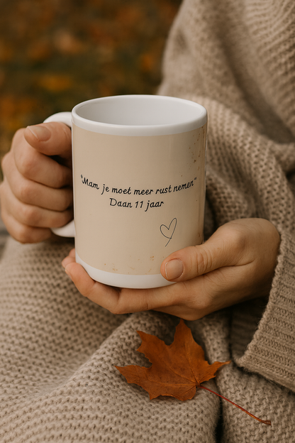 Mok met de wijsheid van kinderen