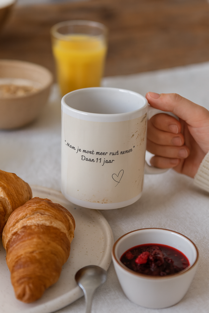 Mok met de wijsheid van kinderen