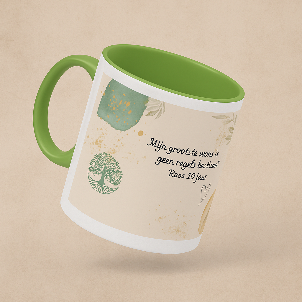 Mok met de wijsheid van kinderen