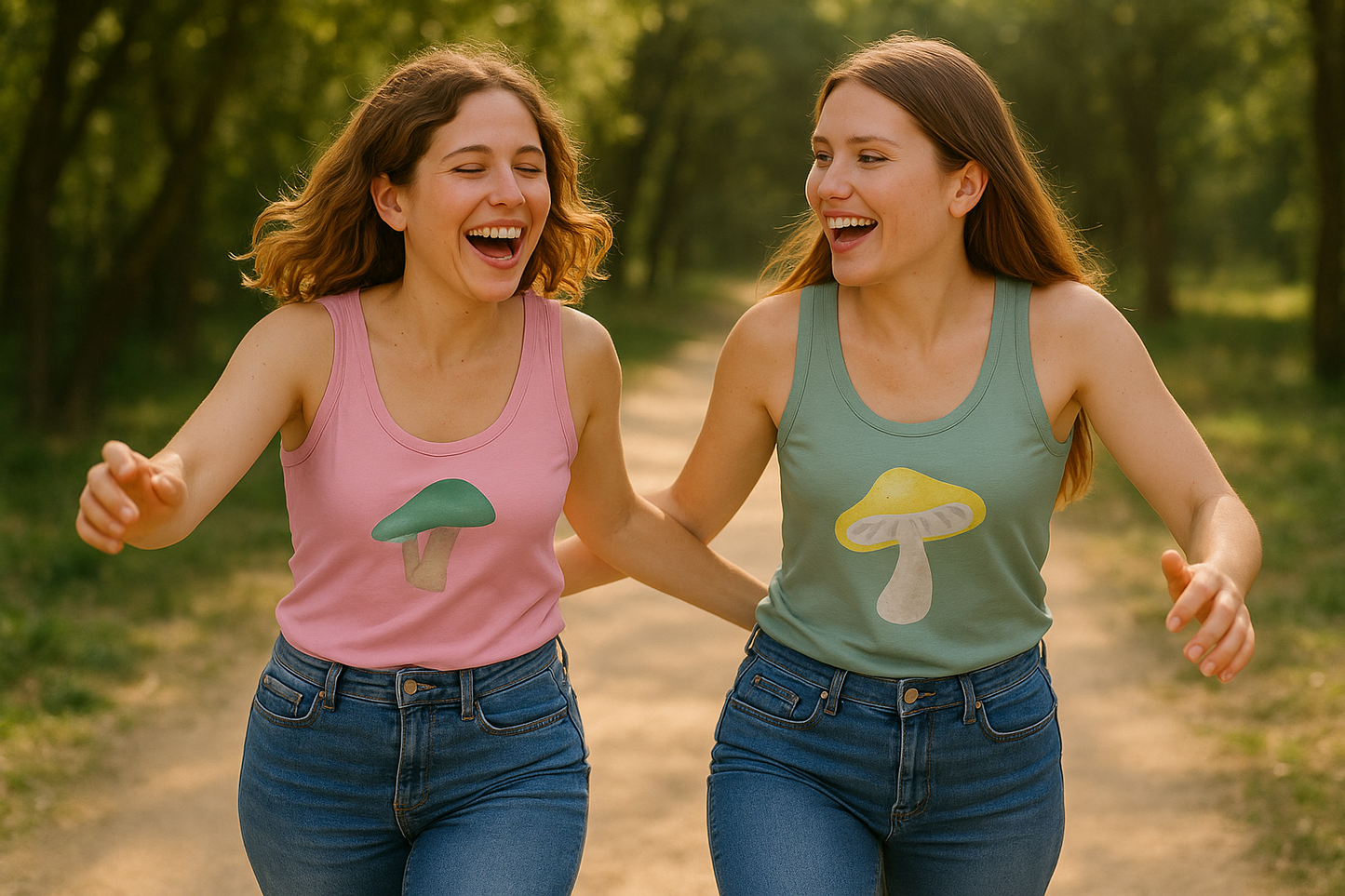 Duurzame tanktop met print