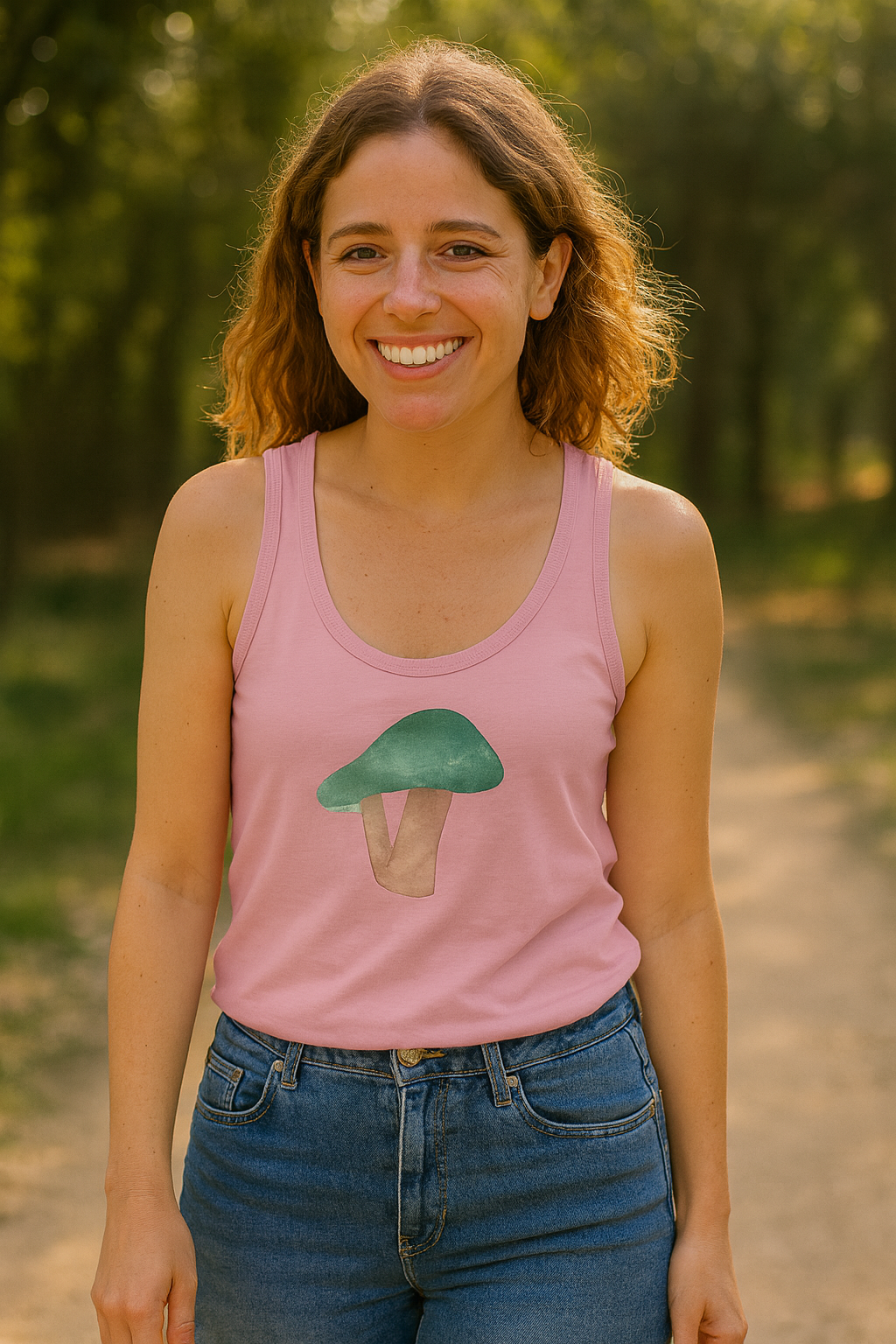 Duurzame tanktop met print