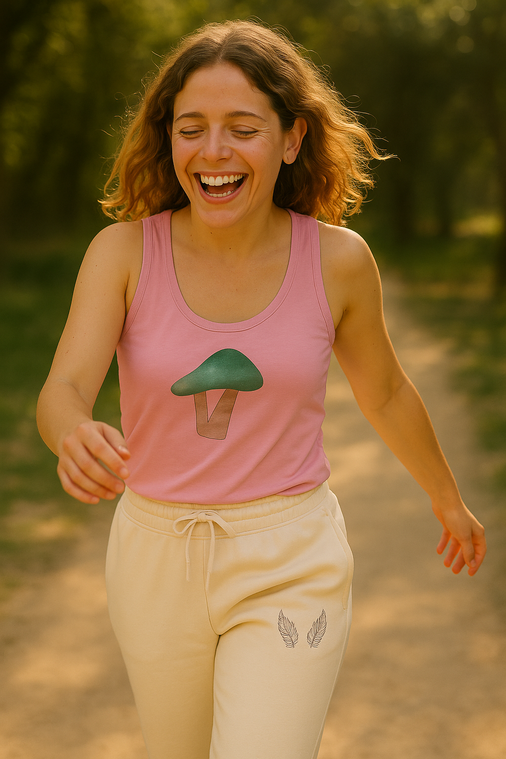 Duurzame tanktop met print