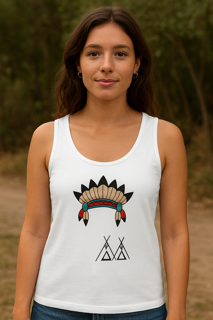 Duurzame tanktop met print