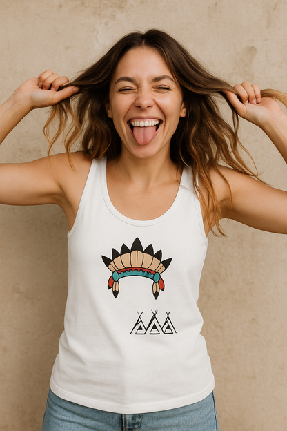 Duurzame tanktop met print