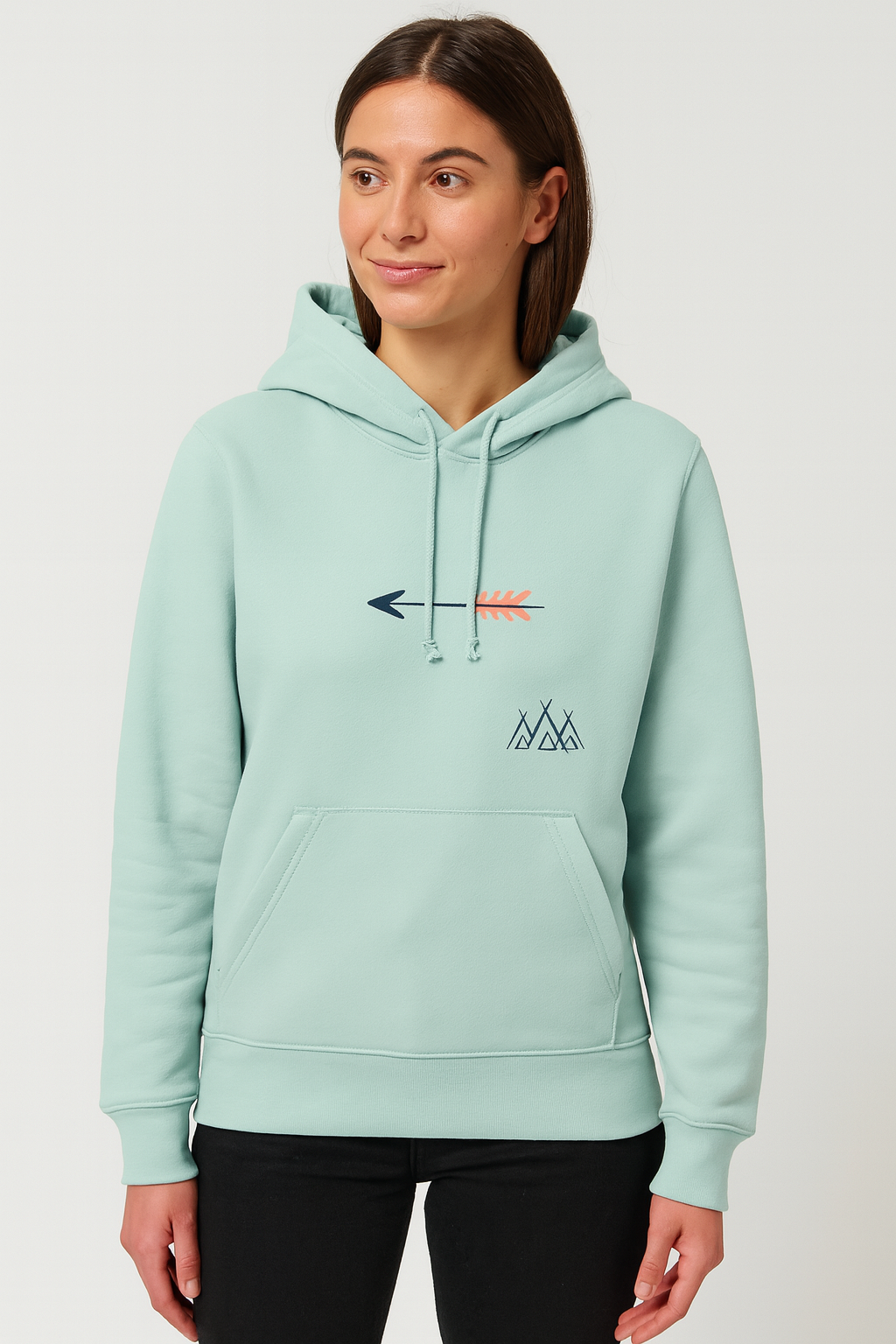 Hoodie met print