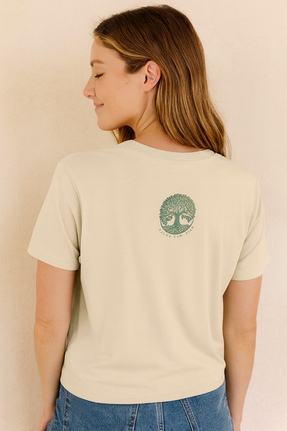 Universeel duurzaam T-shirt met print