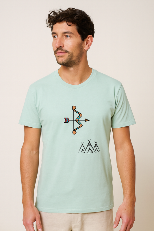 Universeel duurzaam T-shirt met print