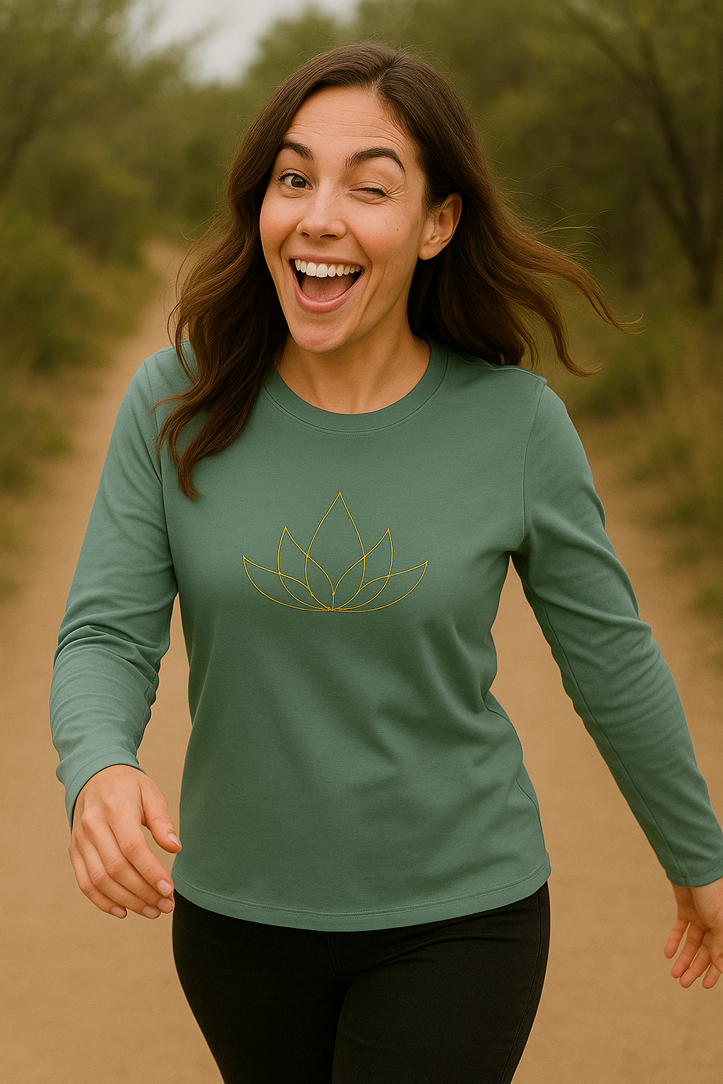 Duurzame Longsleeve met print