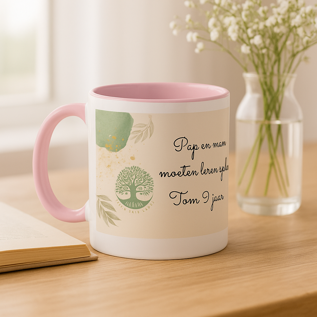 Mok met wijsheden van kinderen