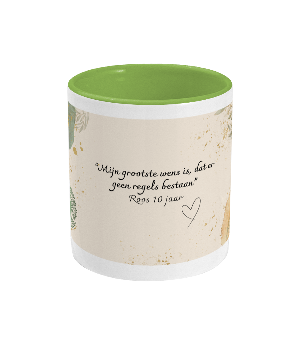 Mok met de wijsheid van kinderen